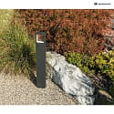 HEITRONIC LED Floor lamp JUNA Outdoor luminaire, 800mm, 6W, 120°, 3000K, 300lm, IP54, anthracite