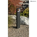 HEITRONIC LED Floor lamp JUNA Outdoor luminaire, 800mm, 6W, 120°, 3000K, 300lm, IP54, anthracite