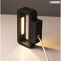 HEITRONIC LED Außenwandleuchte JUNO, indirekt, IP54, 6W 3000K 280lm 120°, anthrazit