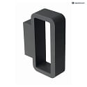 HEITRONIC LED Außenwandleuchte JUNO, indirekt, IP54, 6W 3000K 280lm 120°, anthrazit