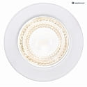 HEITRONIC Downlight DL7002 girevole IP44, Bianco dimmerabile