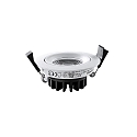 HEITRONIC LED Einbaustrahler DL6808, rund, 6W, 3000K, 400lm, IP54, 38 schwenkbar, dimmbar, wei