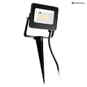 HEITRONIC LED Floodlight KINGSTON, 15W,  RGB + CCT, 1250lm, IP44, anthracite