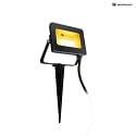 HEITRONIC LED Floodlight KINGSTON, 15W,  RGB + CCT, 1250lm, IP44, anthracite