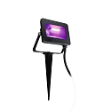 HEITRONIC Outdoor LED Flutlichtstrahler KINGSTON RGB + CCT-Switch, IP44, 15W 1250lm 110, mit Fernbedienung, dimmbar, anthrazit