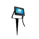 HEITRONIC Outdoor LED Flutlichtstrahler KINGSTON RGB + CCT-Switch, IP44, 15W 1250lm 110, mit Fernbedienung, dimmbar, anthrazit
