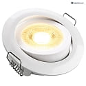 HEITRONIC Spot DL7202 girevole IP20, Bianco dimmerabile