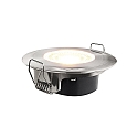 HEITRONIC LED Einbaustrahler DL7202, IP20, 8.2cm, 5W,3000K 380lm 38, schwenkbar, Nickel
