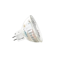 HEITRONIC LED NV-Reflektorlampe MR16, 12V AC / DC, GU5.3, 5W 3000K 380lm 38�, klar
