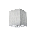 Downlight ADL8001 angulaire, pivotant GU10 IP20, aluminium bross gradable
