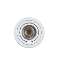 Surface mounted spot ADL9001, round, GU10, IP20, 25 swiveling, white