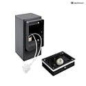 HEITRONIC Luminaire mural dextérieur GALERA à 1 flamme GU10 IP54, anthrazit 