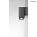 HEITRONIC Luminaire mural dextérieur GALERA à 1 flamme GU10 IP54, anthrazit 