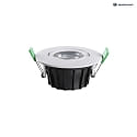 HEITRONIC Eclairage d'extérieur encastré DL8002 CCT Switch, pivotant à la cardan IP65, blanche gradable