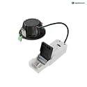 HEITRONIC Eclairage d'extérieur encastré DL8002 CCT Switch, pivotant à la cardan IP65, blanche gradable