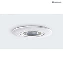 HEITRONIC Eclairage d'extérieur encastré DL8002 CCT Switch, pivotant à la cardan IP65, blanche gradable