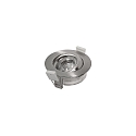 HEITRONIC LED Einbaustrahler DL6809, IP44, 7W 2000-2800K (dim-to-warm) 525lm, kardanisch schwenkbar, Nickel matt