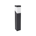 Lampada base MADELEINE angolare E27 IP44, antracite dimmerabile