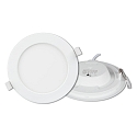 HEITRONIC LED Einbaudownlight LE MANS, rund, 12W, 3000/4000/6000K, 1000lm, IP44, dimmbar, wei