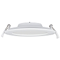 HEITRONIC LED Einbaudownlight LE MANS, rund, 24W, 3000/4000/6000K, 1950lm, IP44, dimmbar, wei