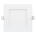 HEITRONIC LED Einbaudownlight LE MANS, eckig, 6W, 3000/4000/6000K, 430lm, IP44, dimmbar, wei