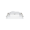 HEITRONIC LED Einbaudownlight LE MANS, eckig, 12W, 3000/4000/6000K, 1000lm, IP44, dimmbar, wei�