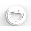 HEITRONIC Luminaire apparent / encastré ALLROUNDER standard, on/off IP20, blanche 