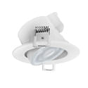 HEITRONIC recessed luminaire DL7003 round, CCT Switch IP44, white dimmable 5,5W 540/600/580lm 3000/4000/6500K 38 CRI >80