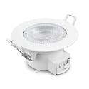 HEITRONIC recessed luminaire DL7003 round, CCT Switch IP44, white dimmable 5,5W 540/600/580lm 3000/4000/6500K 38 CRI >80
