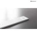 HEITRONIC Eclairage sous meuble CORTINA dimmable, réglable IP20, argent gradable 2,4W 140lm 2900-6500K CRI 80 20cm