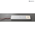 HEITRONIC Eclairage sous meuble CORTINA dimmable, réglable IP20, argent gradable 2,4W 140lm 2900-6500K CRI 80 20cm