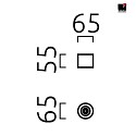 Helestra Plafoniera OSO rotondo, versione a montaggio superficiale IP44, bianco opaco dimmerabile