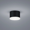 Luminaire de plafond PALA IP30, satin, noir mat gradable