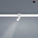 line connector with spot VIGO 1 flame, adjustable IP20, white matt dimmable