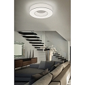 Helestra Luminaire de plafond LOMO IP20, mocca, blanc mat gradable