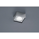 Luminaire de plafond KARI angulaire IP30, nickel mat gradable