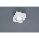Luminaire de plafond KARI angulaire IP30, blanc mat gradable