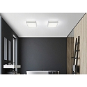 Helestra LED Ceiling luminaire ZELO 30 LED Bathroom luminaire, IP44, chrome