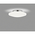 LED Bad-Deckenleuchte KYMO 26, IP44,  26cm, 12W 2900K 940lm, CRi >90, chrom / Opalglas satiniert