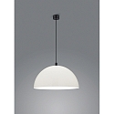 pendant luminaire DORO E27 IP20, black matt, white