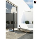 Helestra Floor lamp MORIS-XL Outdoor luminaire, E27, IP44, graphite