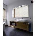 Helestra LED Wandleuchte / Spiegelleuchte GAIA 99, IP44, 99cm, 18W 2700-6400K 1070lm, CRi >90, mit Fernbedienung, dimmbar, chrom