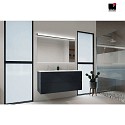 Helestra LED Wall luminaire PONTO 60 LED Mirror lamp IP 44 chrome