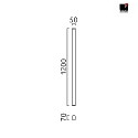Helestra Luce da bagno PONTO IP44, Nero opaco, Bianco 