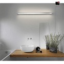 Helestra LED Wall luminaireSLATE 30 LED Mirror lamp IP44 chrome
