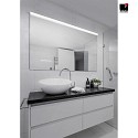 Helestra LED Wall luminaire ONTA 60 LED Mirror lamp IP44 chrome