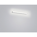Helestra Luci da specchio LADO-S  60 breve, commutabile, stretto, con diffusore IP44, cromo, bianco 