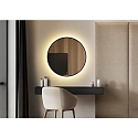 Helestra Specchio illuminato VIDO  70CM Tunable White, indiretto IP44, nero 