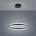 LED Pendelleuchte LIV 60, IP20,  60cm, 70W 2900K 5070lm, CRi >90, dimmbar, mattschwarz
