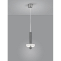 LED Pendelleuchte KEA, 1-flammig, IP20, mattnickel